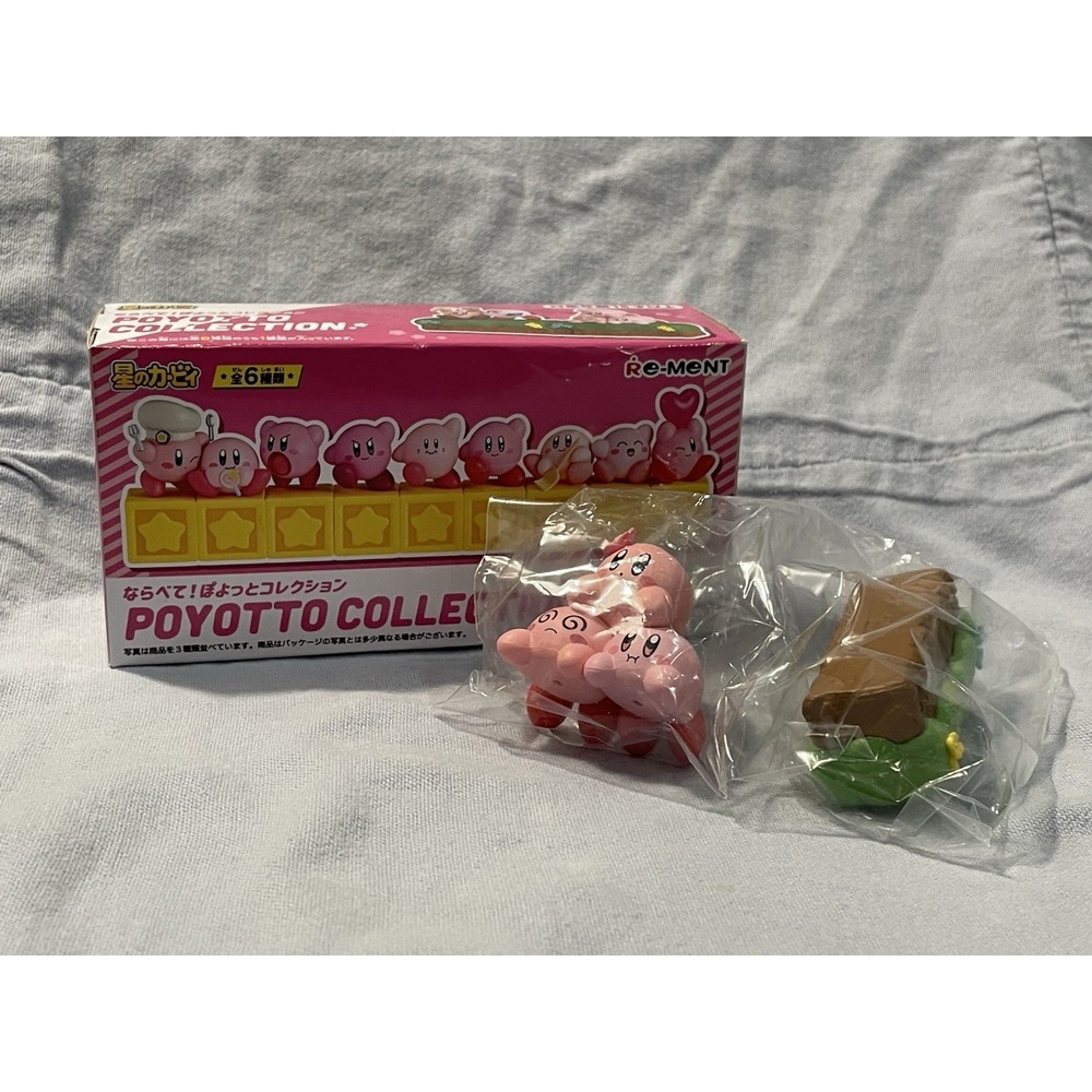 NEW Re-Ment Nintendo Kirby Line 'Em Up! Poyotto Collection - Lie Down